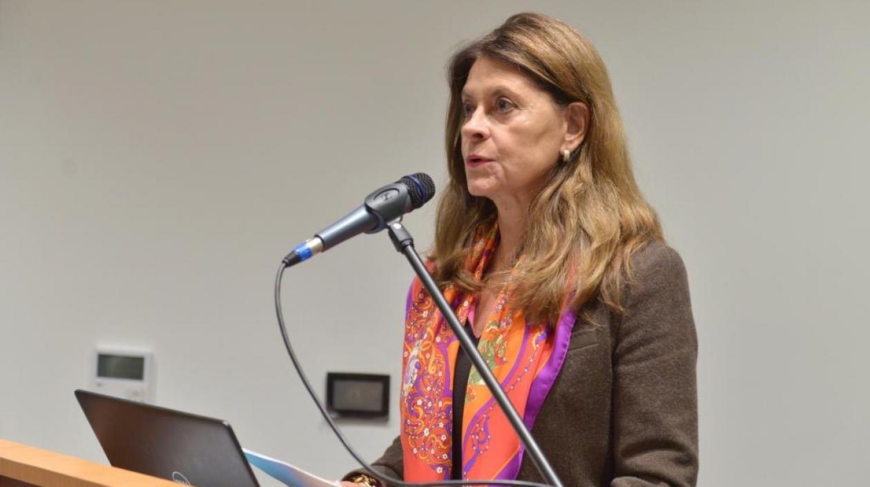 La vicepresidente de Colombia, Marta Lucía Ramírez