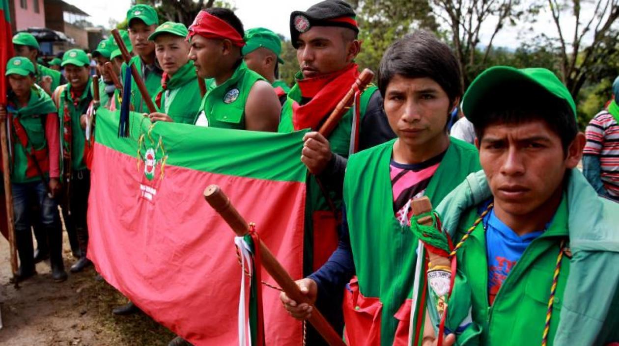 Los indígenas del Cauca protestan desde el 11 de marzo.