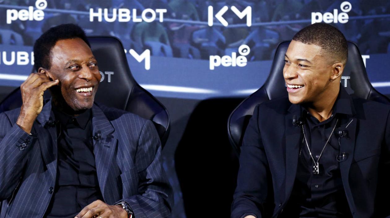 Pelé y Mbappé. 