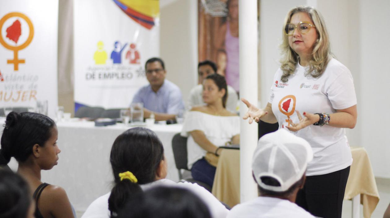  Sandra Vásquez, de la Mujer y Equidad de Género de del Atlántico.