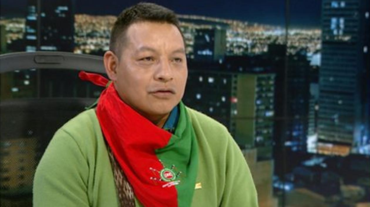 El portavoz indígena colombiano José Pete.