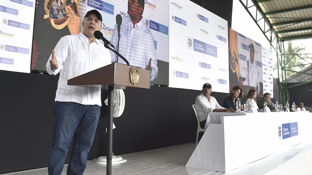 Iván Duque, presidente.