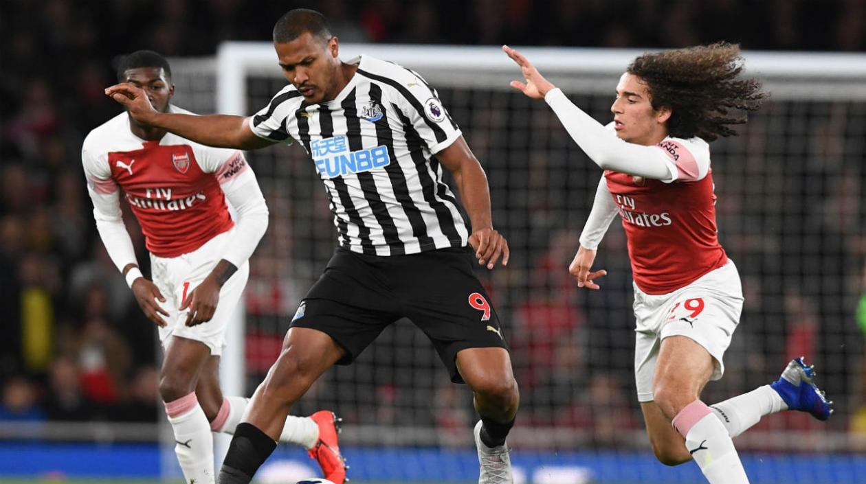 Salomón Rondón, delantero venezolano. 