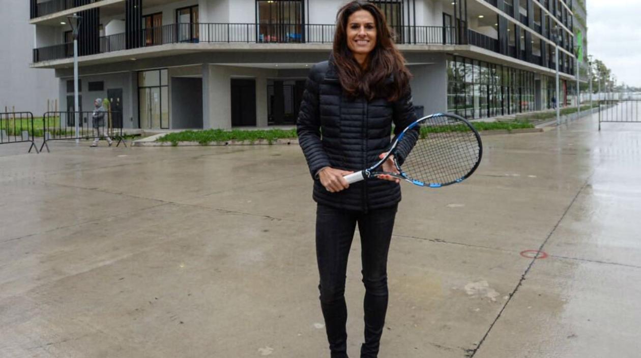 Gabriela Sabatini, ex tenista argentina. 