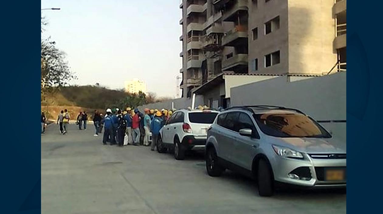 Lugar donde ocurrió el accidente laboral.