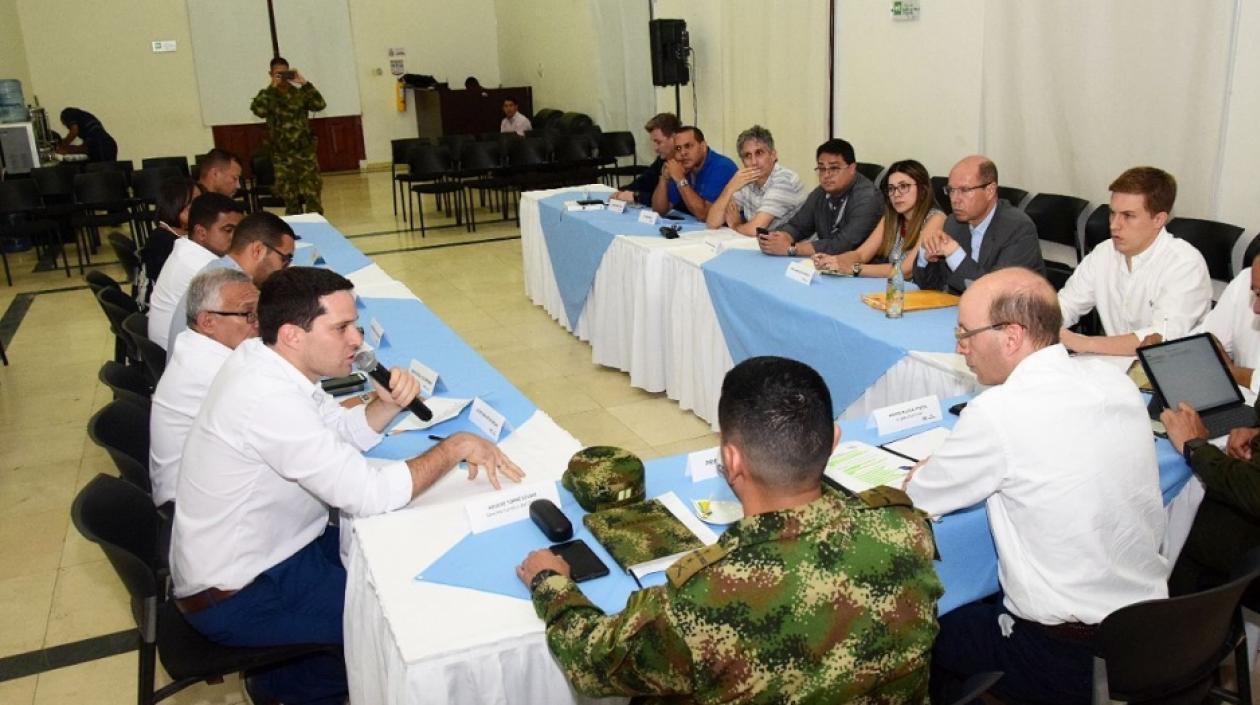 Consejo de seguridad exprés en la Alcaldía de Santa Marta.
