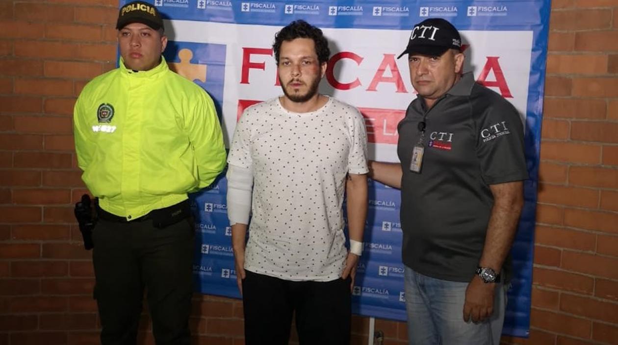 En foto, presunto partícipe,Juan Pablo Aponte G