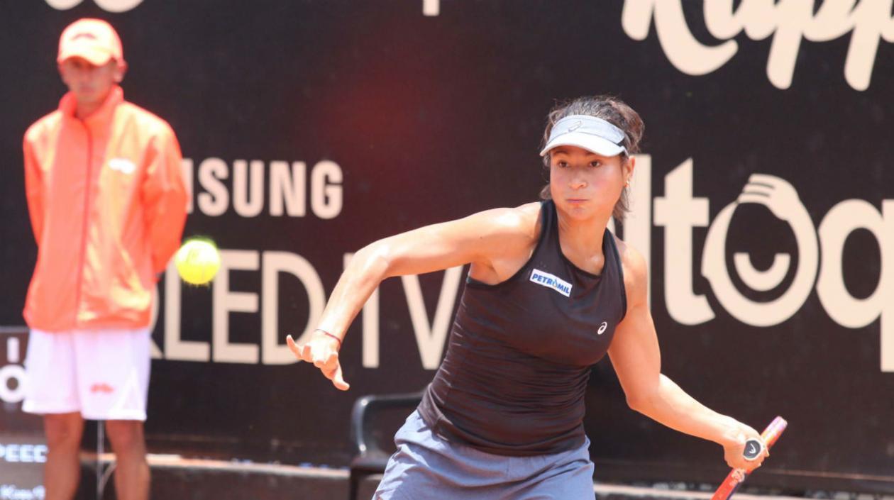 María Fernanda Santos, tenista barranquillera. 