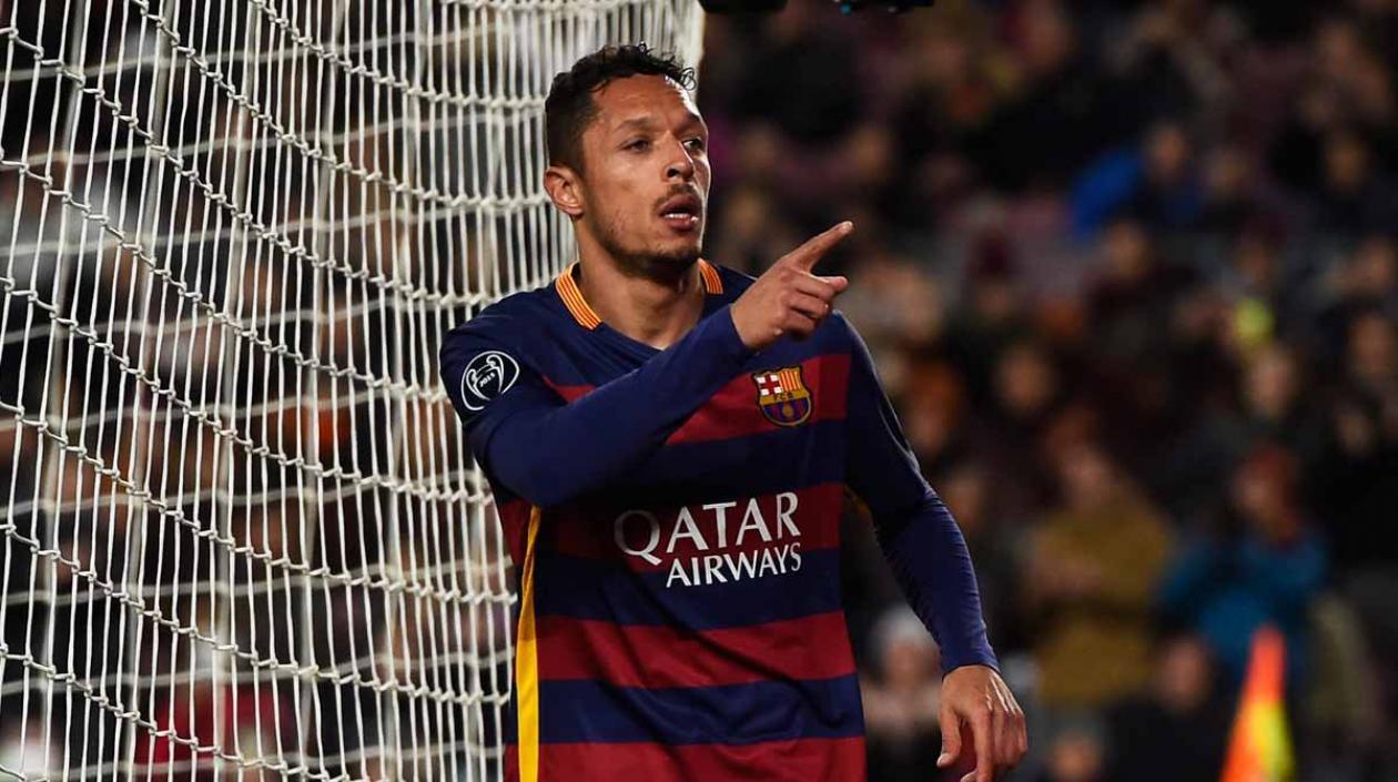 Adriano, ex jugador del Barcelona. 