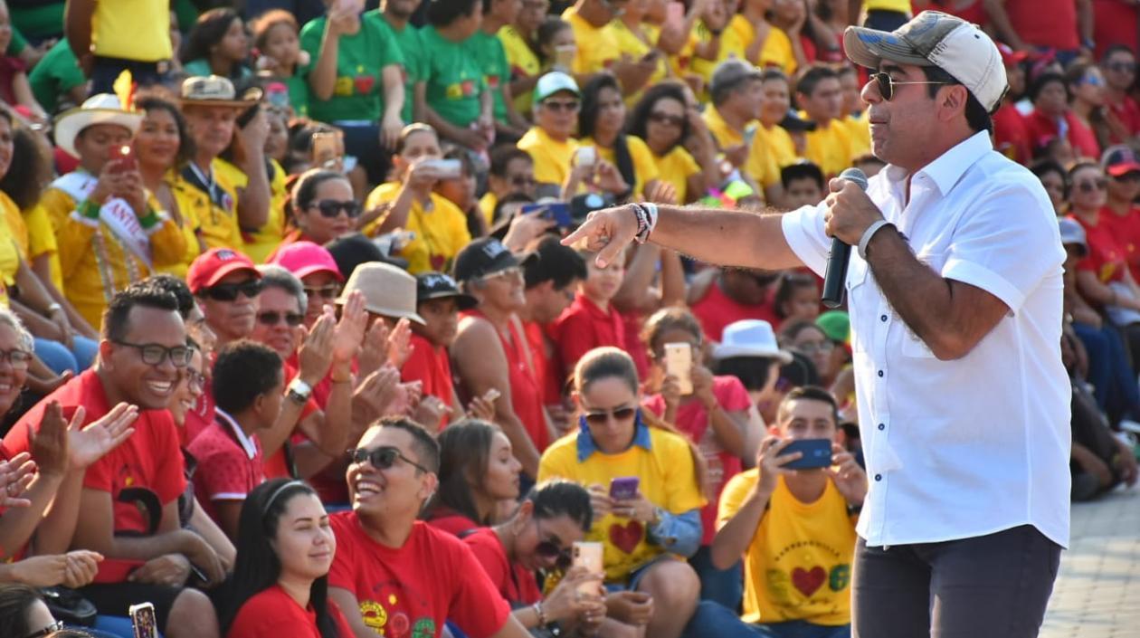 El Alcalde de Barranquilla, Alejandro Char.