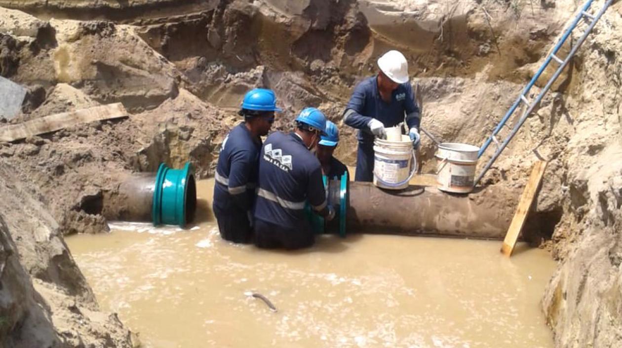 La Triple A ha venido trabajando en la implementación del sistema de acueducto en el proyecto Combarranquilla.
