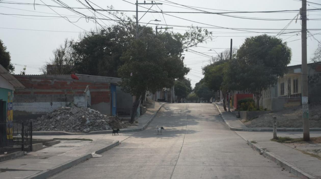Barrio El Bosque, donde sucedieron los hechos.