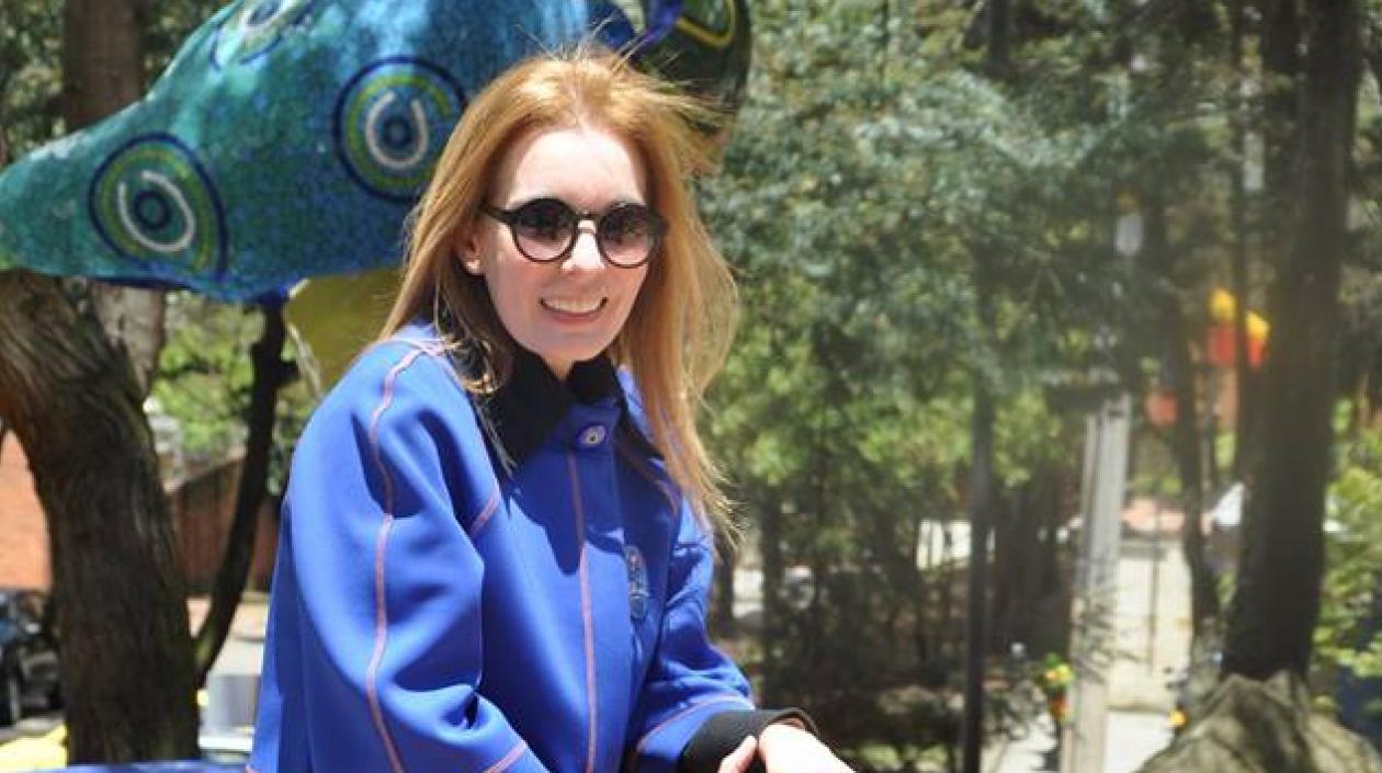 La artista plástica Elmar.