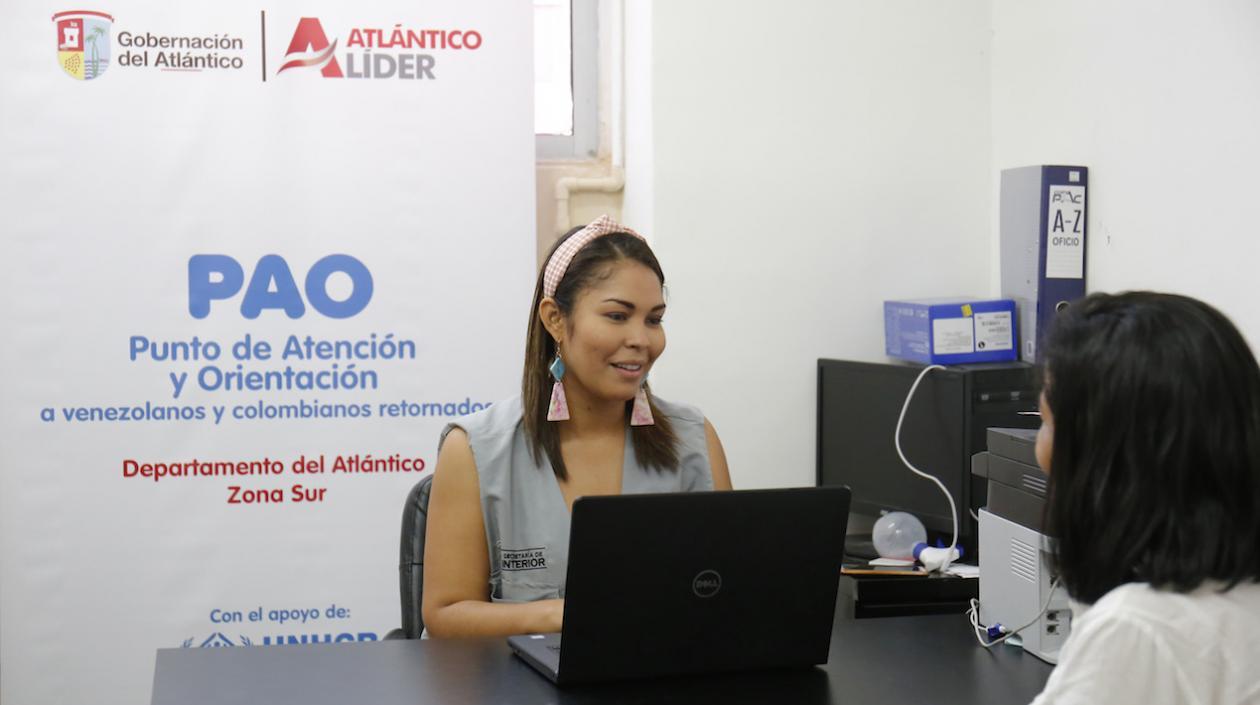 Punto de Atención y Orientación en Suan. 