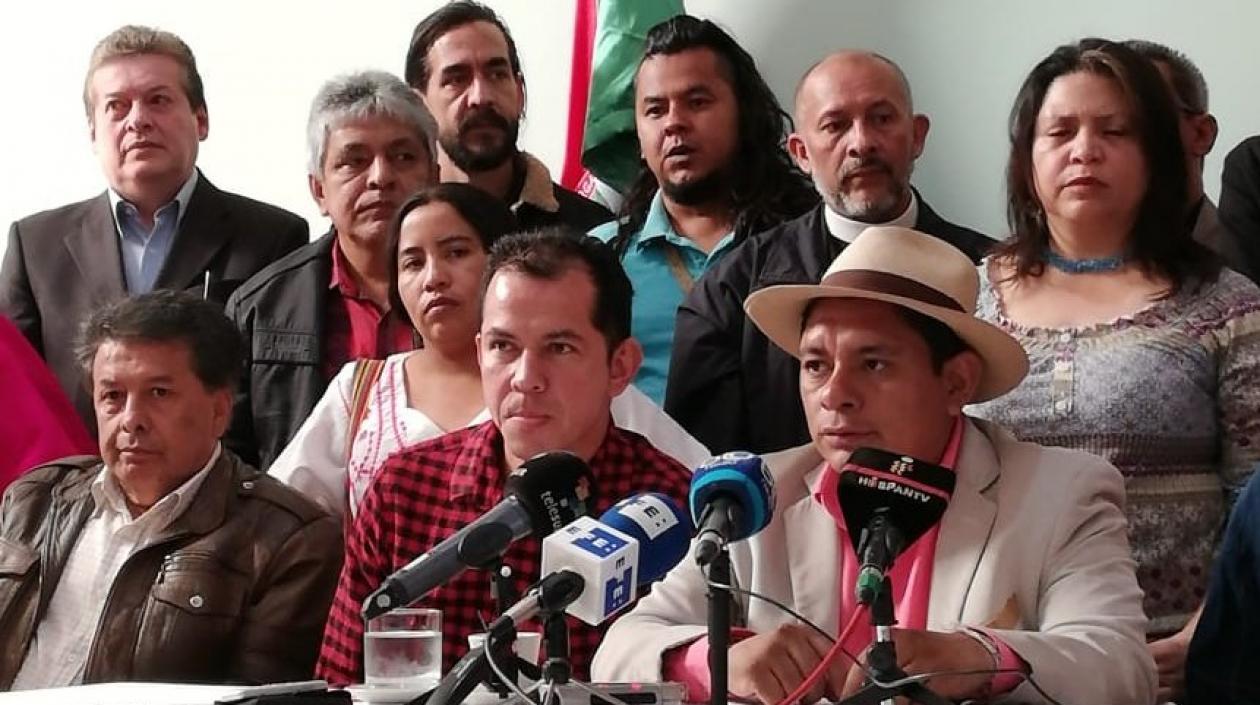 El Consejero Mayor de la ONIC, Luis Kankui.