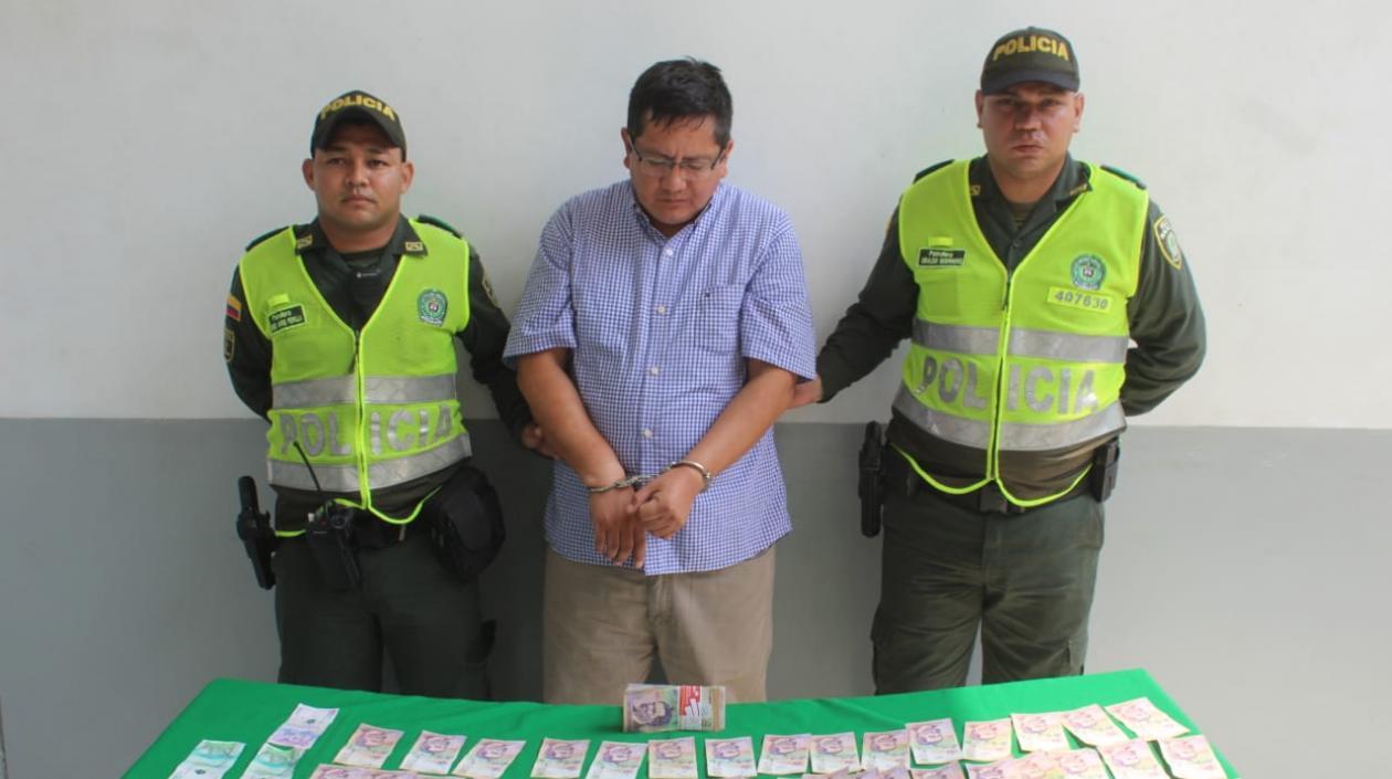 El hombre en la URI de la Fiscalía.