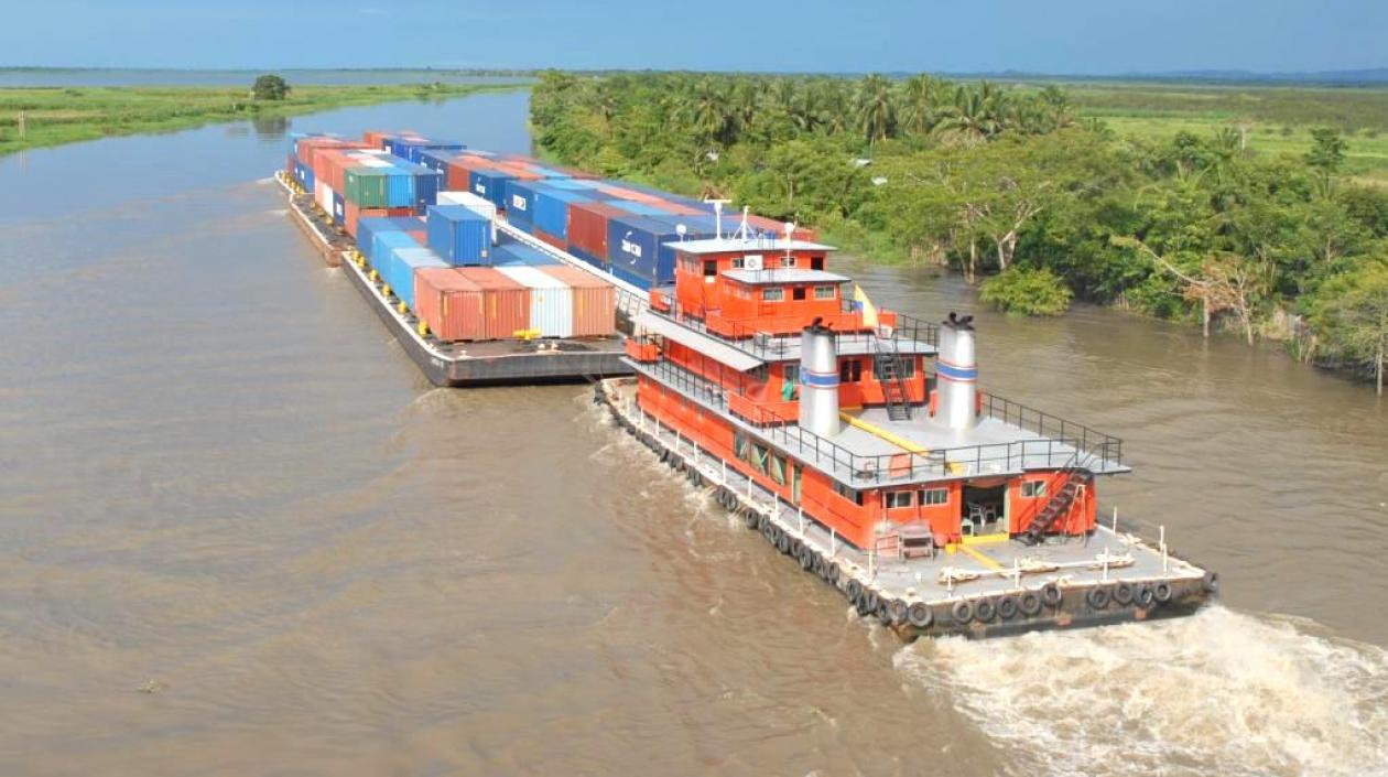 La movilización de carga por el Río Magdalena registra un balance positivo en 2019.