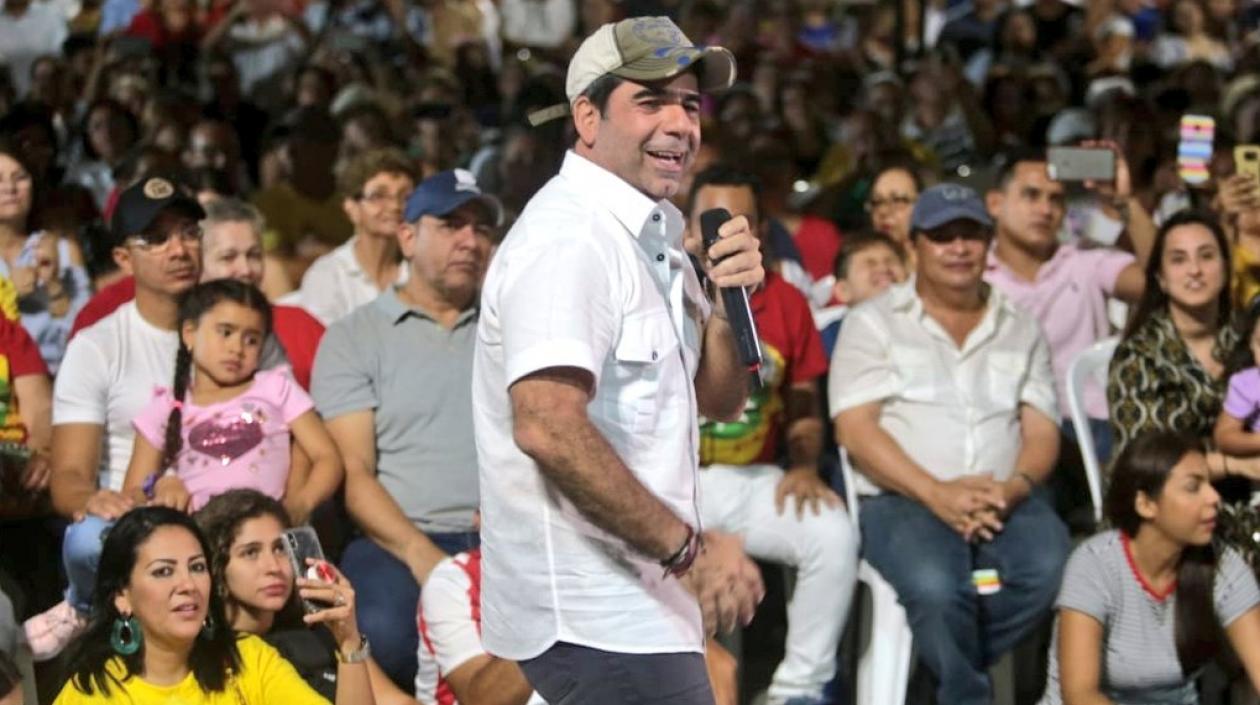 El Alcalde de Barranquilla, Alejandro Char.