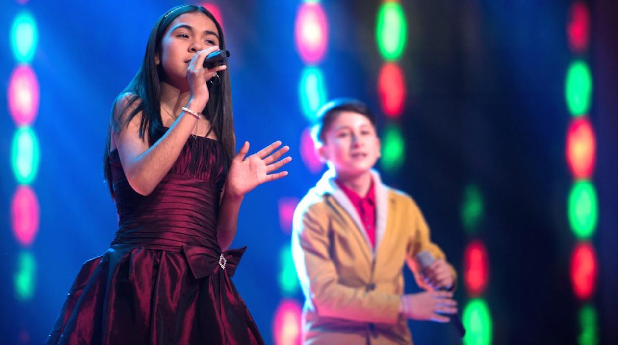 Natalia Madariaga durante su actuación.