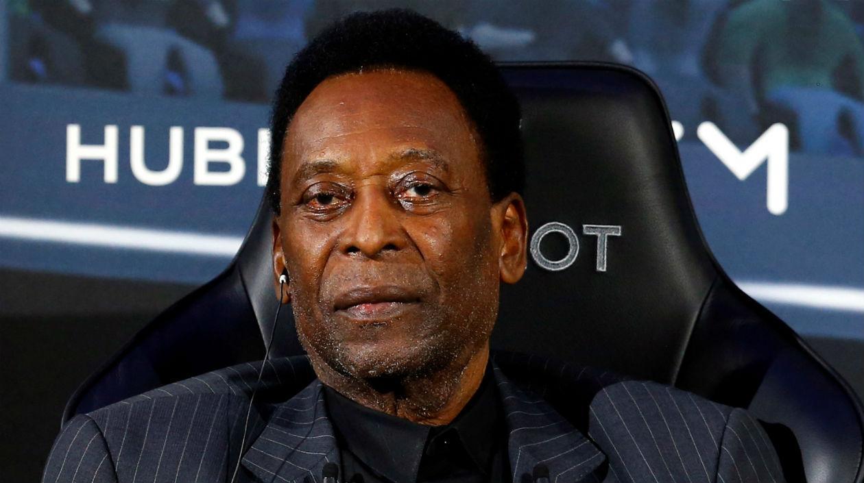 Pelé, ex jugador de fútbol. 