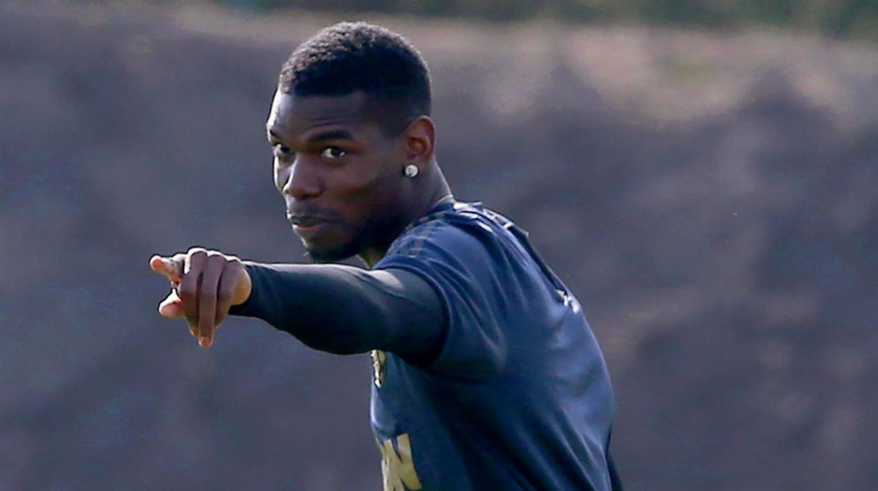  Paul Pogba, jugador del Manchester United. 