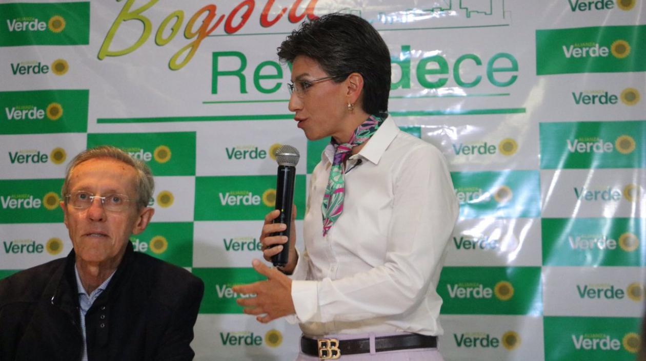 Antonio Navarro y Claudia López.