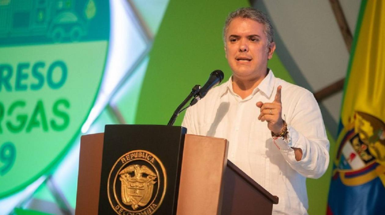 El Presidente de la República, Iván Duque.