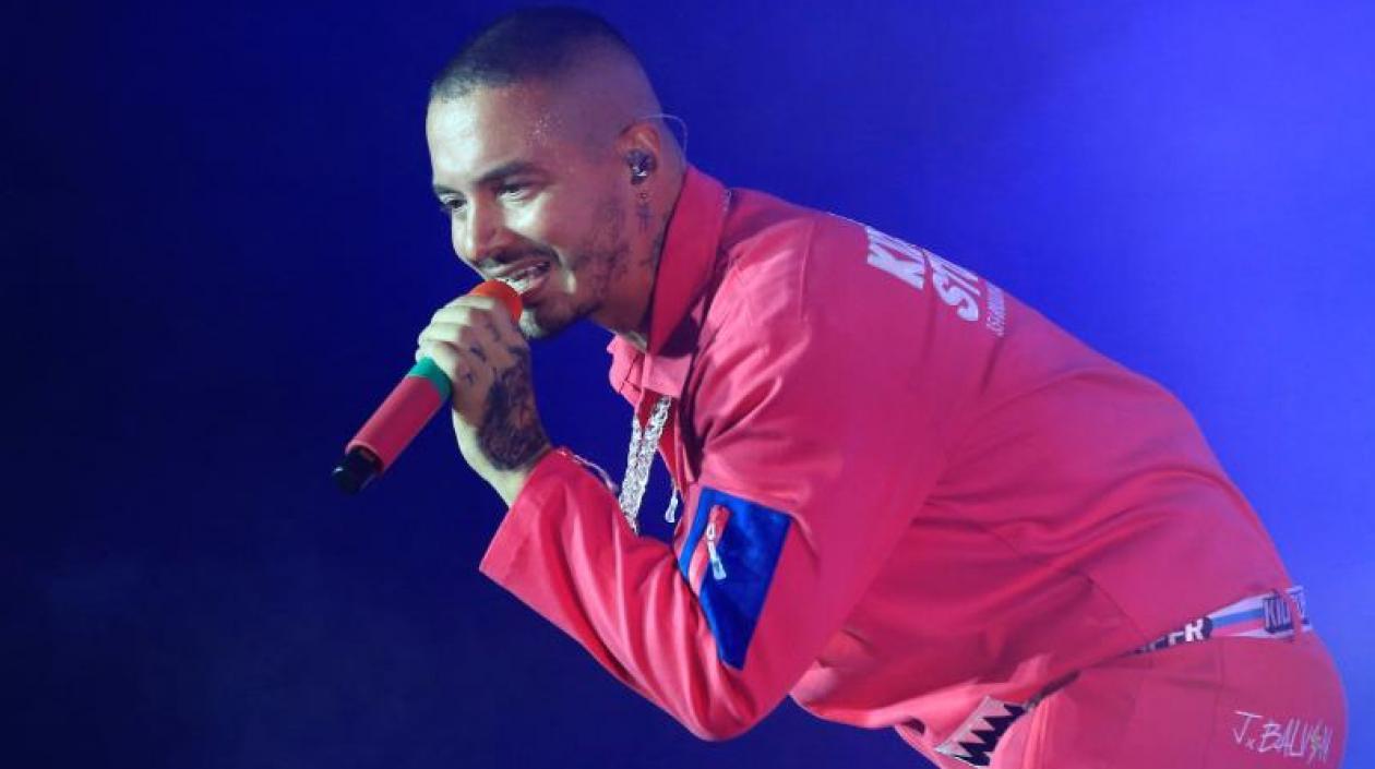El cantante J Balvin.