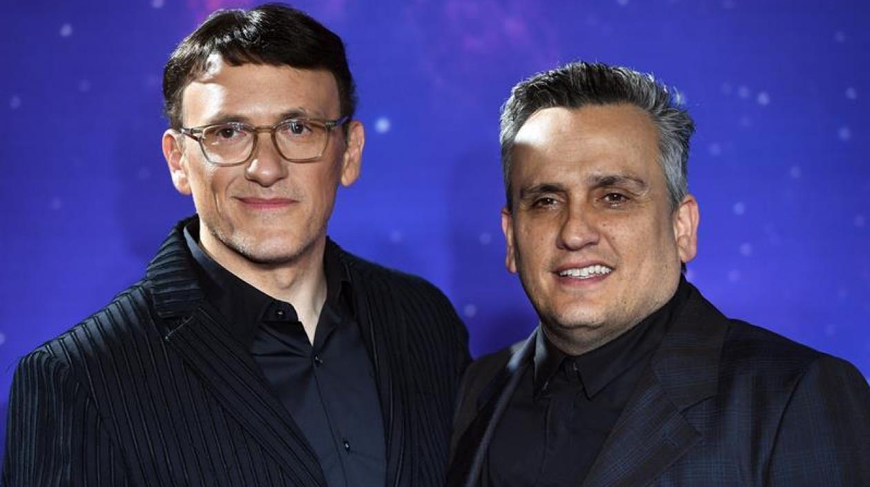Los directores estadounidenses Joe Russo (d) y Anthony Russo.