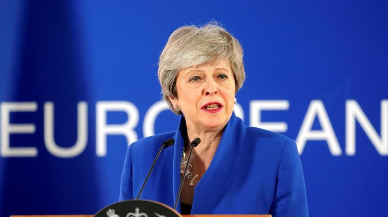 La primera ministra británica, Theresa May.