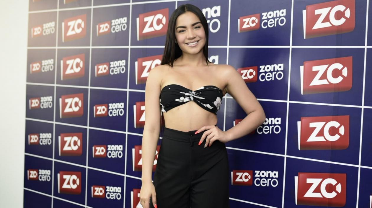 La cantante Salomé Camargo.