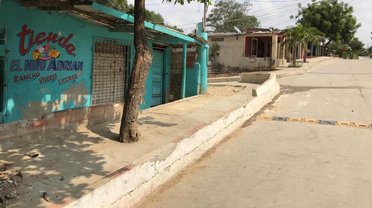 La tienda donde trabajaba Fabián Alberto Montaño Soto.