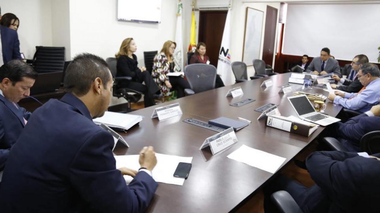 Sesión del Consejo.