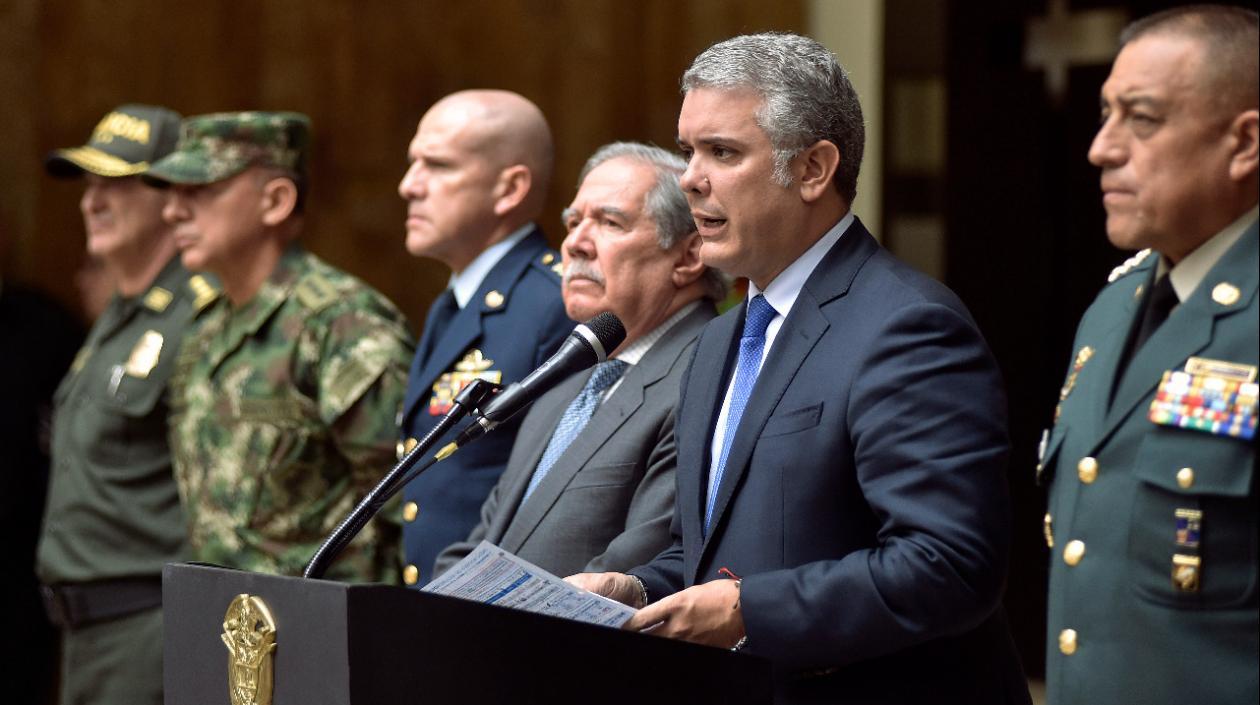 El Presidente de la República, Iván Duque.