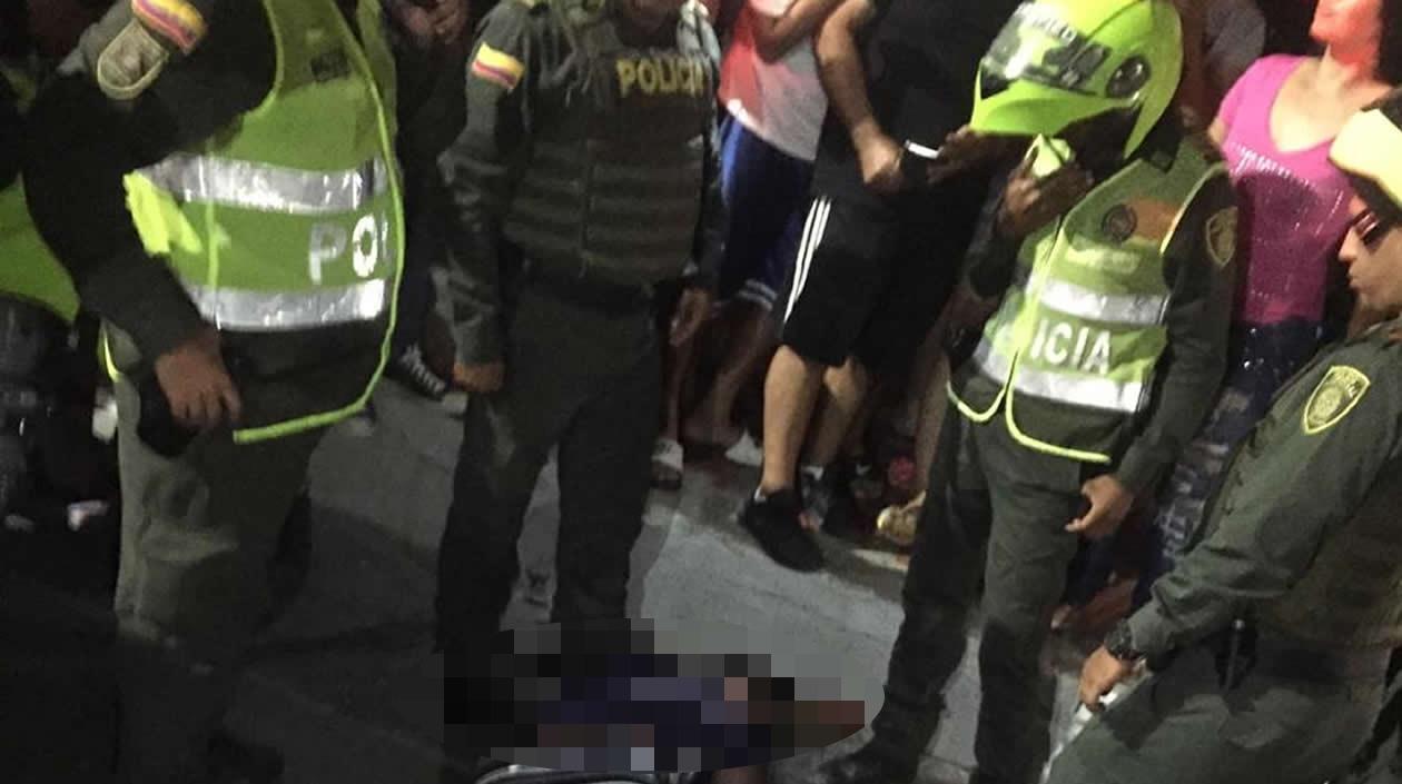 Johan Sandoval Lara, de 24 años, se enfrentó a la Policía y resultó herido.