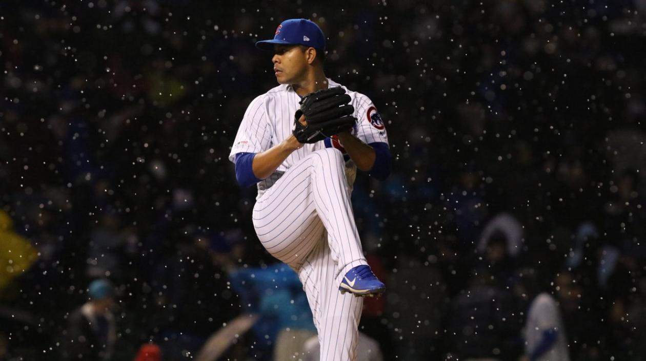 El lanzador colombiano José Quintana.