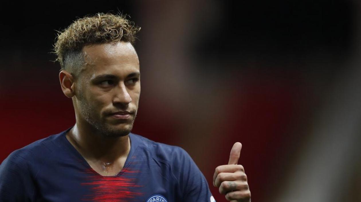 El delantero brasileño Neymar.