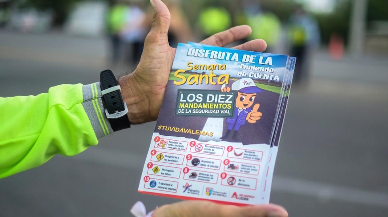 El objetivo es reducir la accidentalidad en esta época del año.