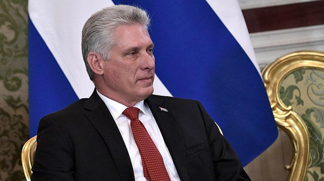 El presidente cubano, Miguel Díaz-Canel.