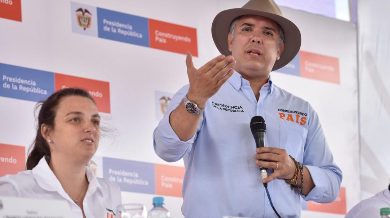 Iván Duque, presidente de Colombia. 