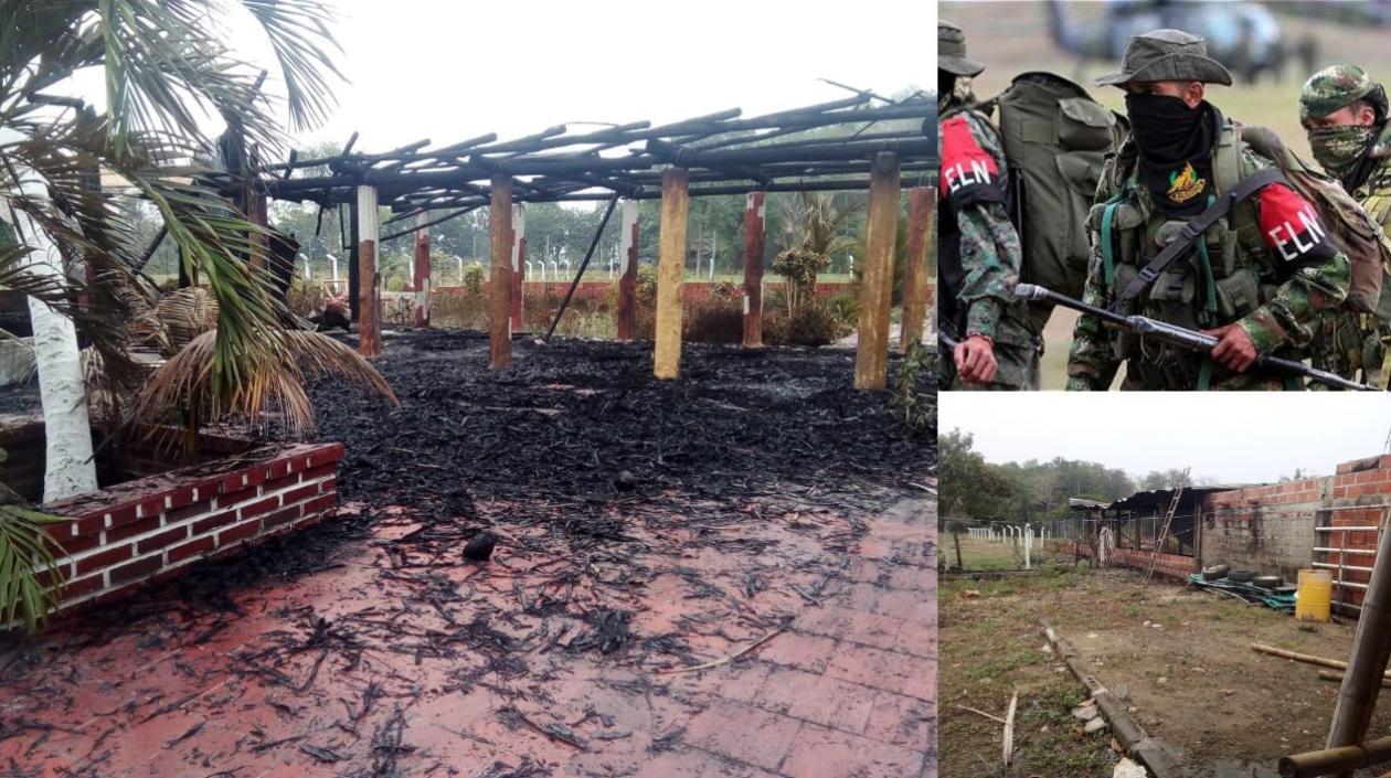 Así quedó en Saravena la casa de Jahir Corredor, aspirante del oficialista partido Centro Democrático a la alcaldía de esa ciudad.