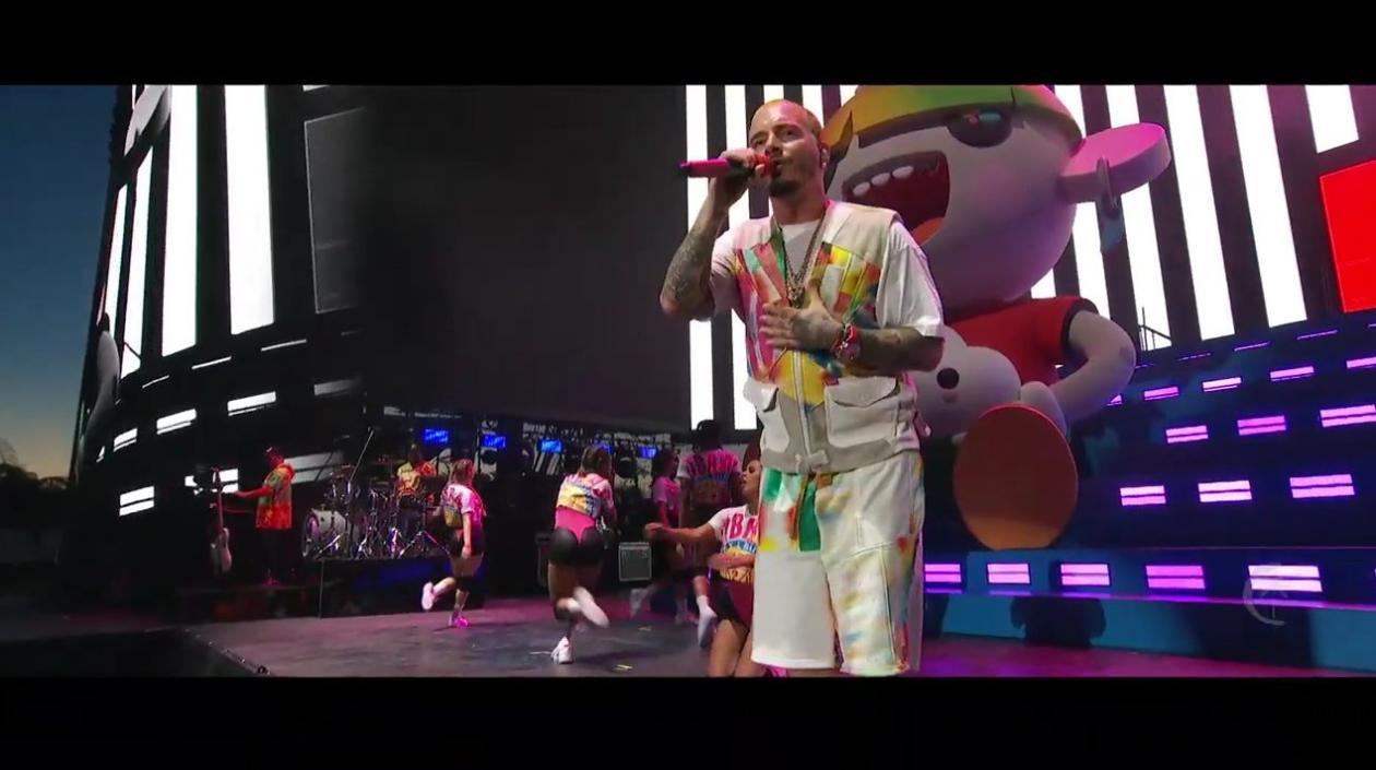 J Balvin en  Coachella.