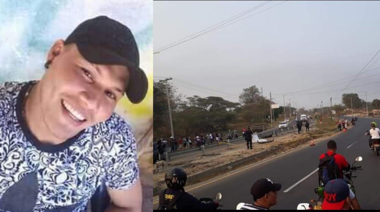 Juan Carlos Celis murió en un accidente de moto en Galapa.