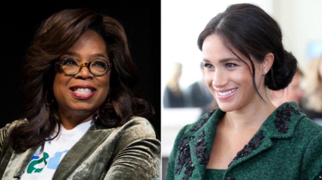 Oprah Winfrey y la duquesa de Sussex, Meghan Markle