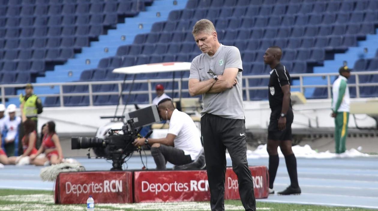Paulo Autuori, DT de Atlético Nacional.