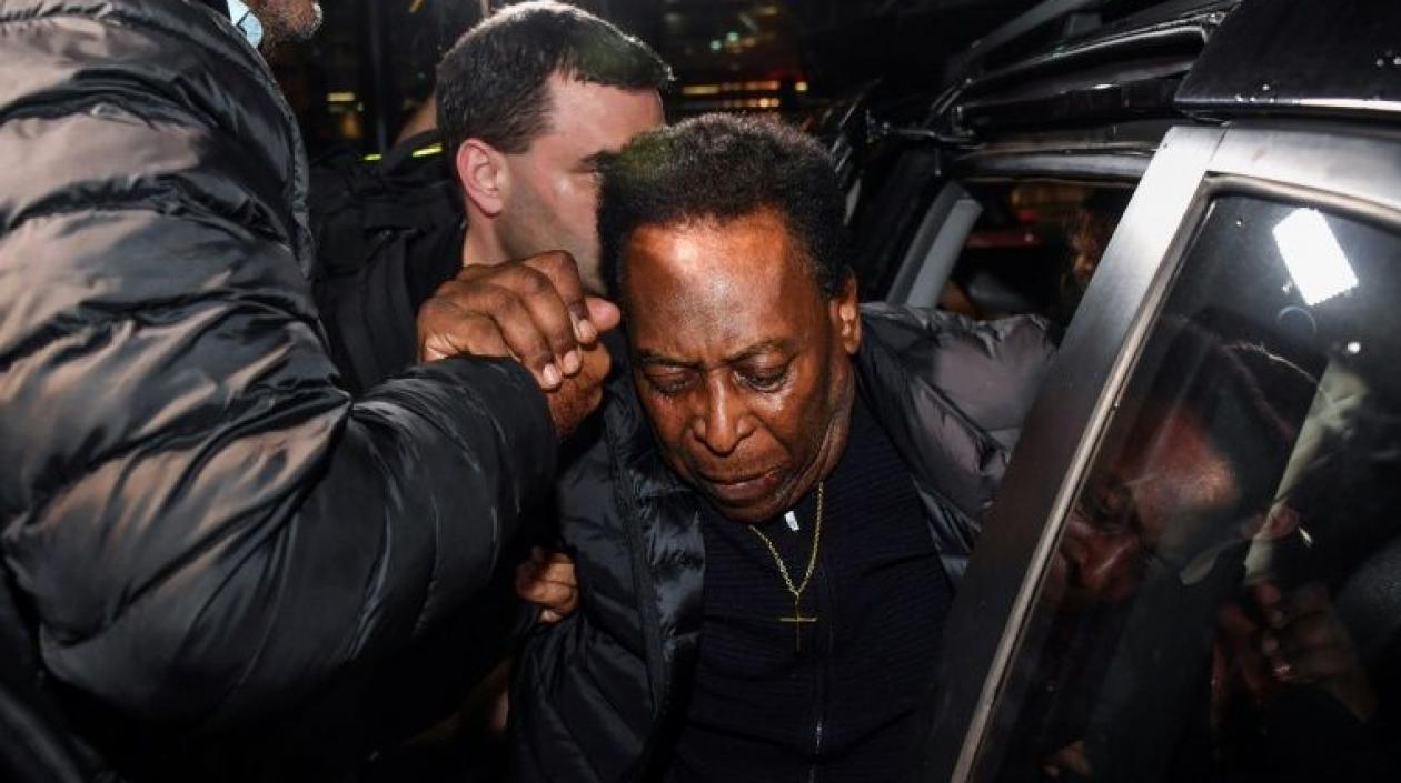 Pelé, exjugador brasileño. 