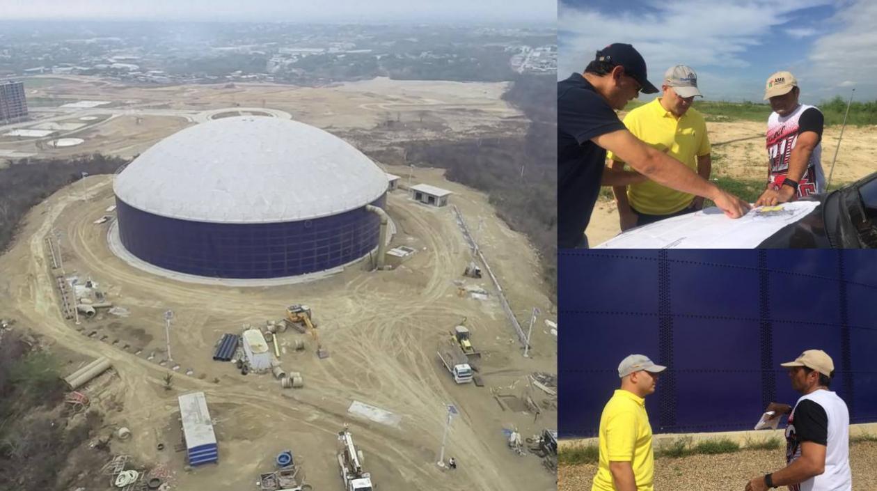 Megatanque ubicado en el barrio 7 de Abril.