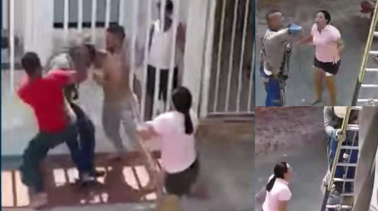 Así fue la agresión a la cuadrilla de Electricaribe.