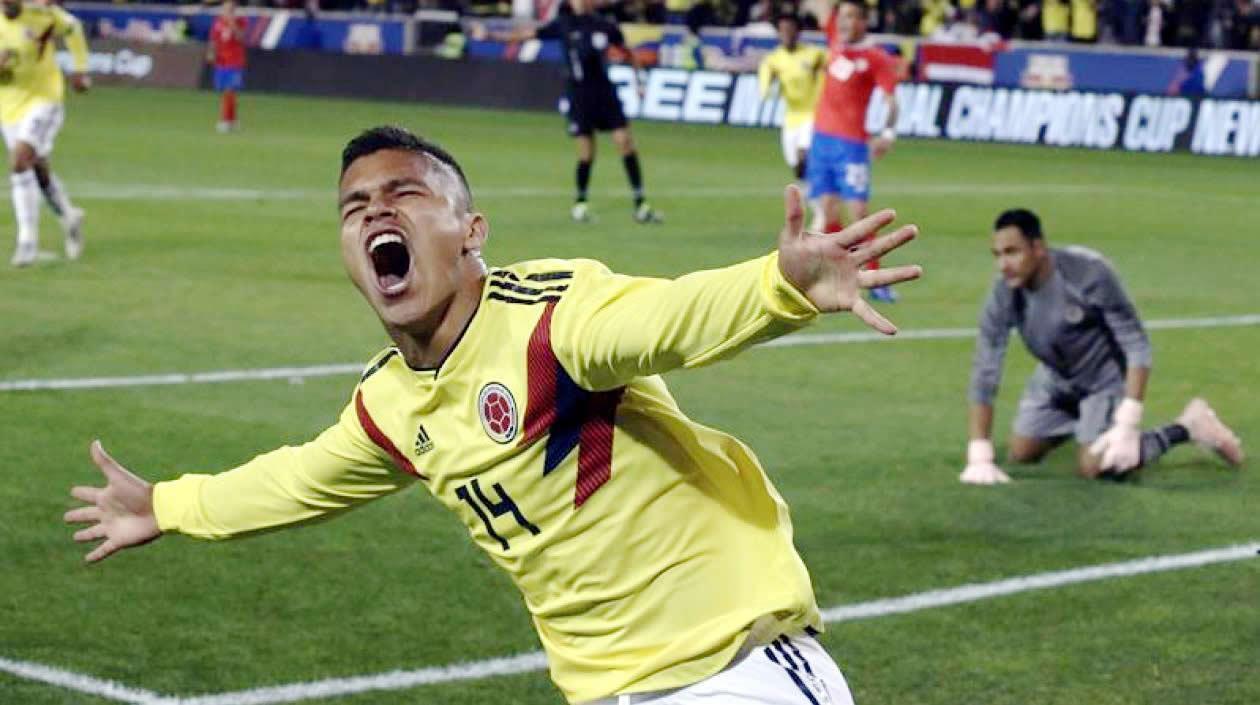 Juan Camilo 'Cucho' Hernández, jugador colombiano. 