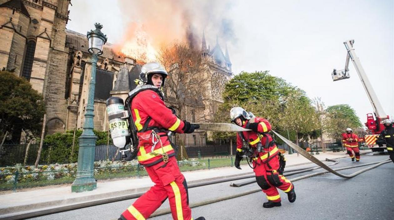 Los bomberos pudieron apagar las llamas.